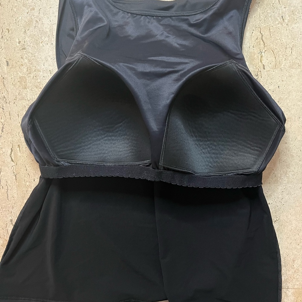 Land’s End 3 Piece Swim/ Athletic Outfit Black Size 22W Top/Skort/Shorts - Picture 3 of 11